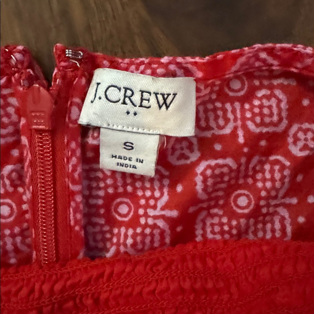 J. Crew Smocked Boatneck Midi Dress - Picture 3 of 4